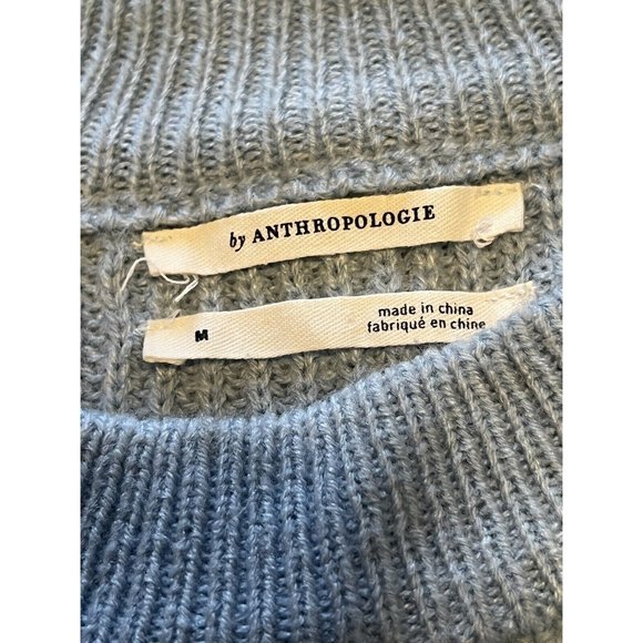 Anthropologie Womens Striped Slouchy Sweater Size Medium Pullover - Picture 3 of 14